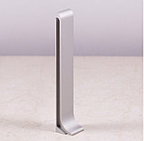 Алюминиевый плинтус ПЛ-40 Серебро, фото 9