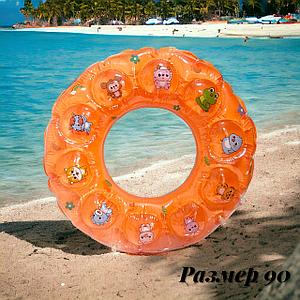 Надувной круг для плаванья детский диаметр 90