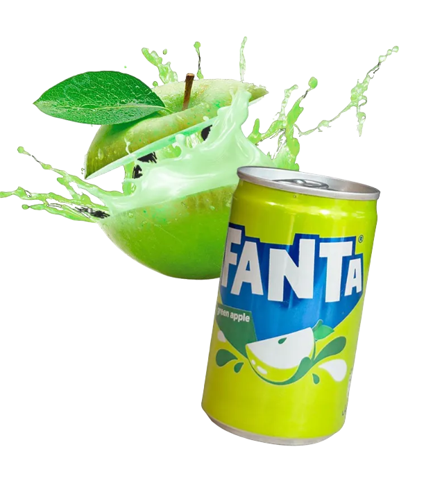 Газ.напиток Fanta Green Apple  Mini 150 мл Ирак (30 шт. в упаковке)