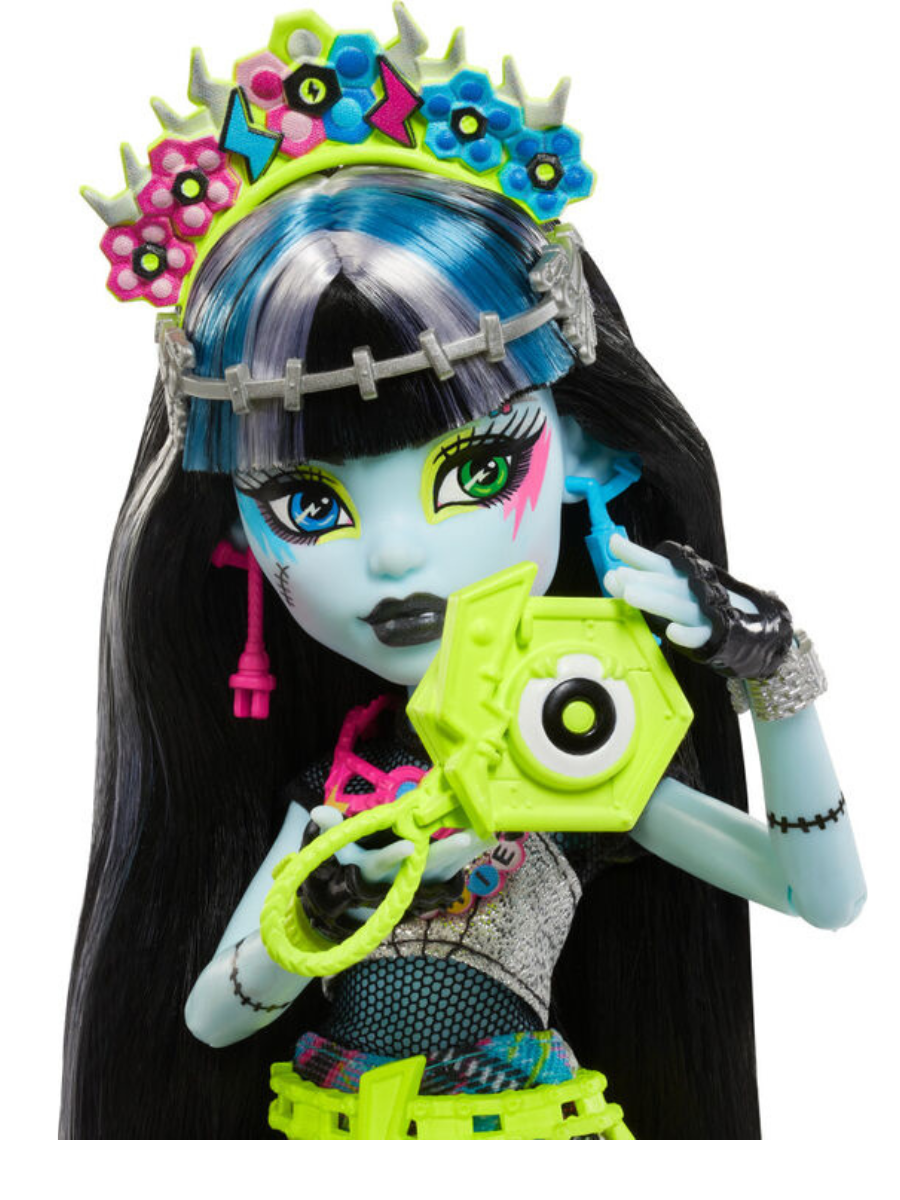 Кукла Monster High Fest Фрэнки Штейн с праздничным нарядом, плакатом группы и аксессуарам