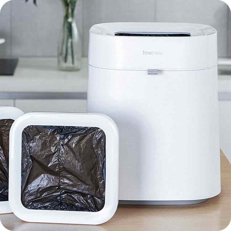 Умное мусорное ведро Townew Smart Trash Can T Air Lite Серый, фото 1