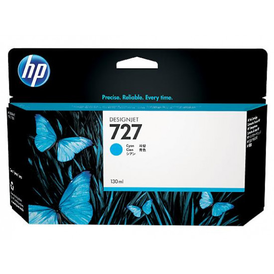 Картридж оригинальный HP B3P19A Cyan(Голубой) Ink Cartridge №727