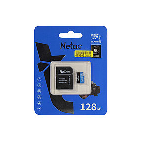 Карта памяти Netac NT02P500STN-128G-R 128GB с адаптером SD 2-021863, фото 4