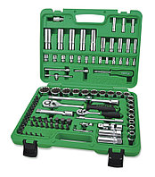 Набор инструментов в чемодане 1/4" и 1/2" 12-гр., 94 предмета TOPTUL