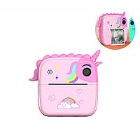 Детская фото-видео камера с моментальной печатью "Unicorn"