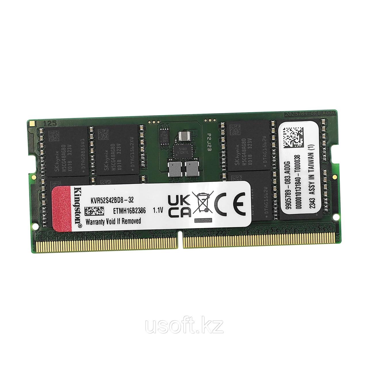 МОДУЛЬ ПАМЯТИ ДЛЯ НОУТБУКА, KINGSTON, KVR52S42BD8-32, DDR5, 32 GB