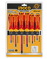 INGCO Набор диэлектрических отверток 6 шт INDUSTRIAL