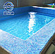 ПВХ пленка Landy мозаика синяя евро для бассейна (Алькорплан, мозаика синяя евро, ширина: 1.80 м.), фото 5