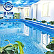 ПВХ пленка Landy мозаика синяя евро антислип для бассейна (Алькорплан, мозаика синяя евро, ширина: 1.80 м.), фото 7