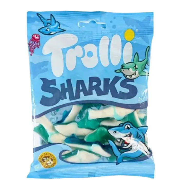 Жев. мармелад Trolli SHARKS Акулы 100 гр.