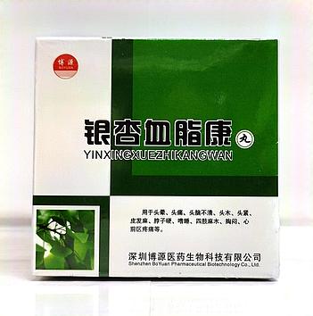 Таблетки Гингко Щуэ Джи Кан 4/1 для очищения крови