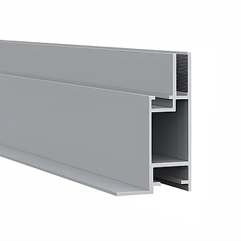 Профиль алюминиевый 4см для ткани (палка - 6 метров)