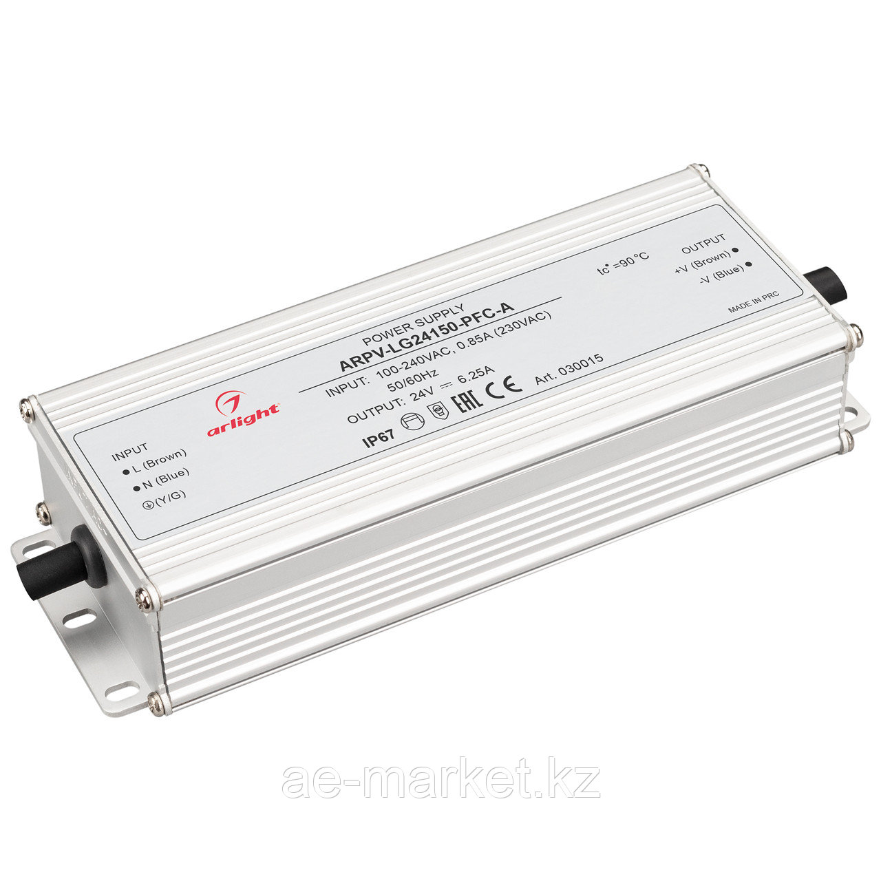 Блок питания ARPV-LG24150-PFC-A (24V, 6.25A, 150W) (Arlight, IP67 Металл, 5 лет) (030015)