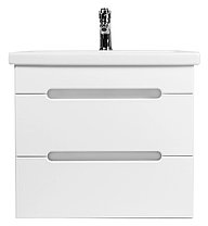Тумба подвесная с умывальником "Марсель 80 Como" с 2 ящ. Белая. VIANT, фото 3