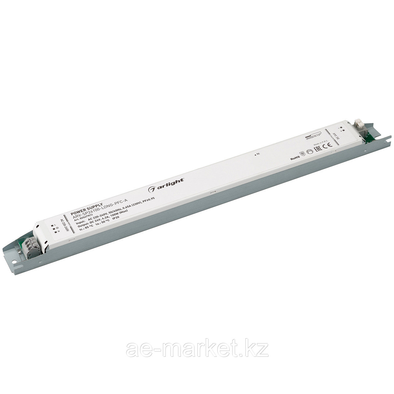 Блок питания ARV-SP24100-LONG-PFC-A (24V, 4.2A, 100W) (Arlight, IP20 Металл, 5 лет) (025479(1))