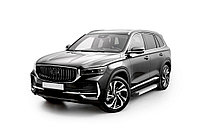 Порог-площадка "Start" F180AL + комплект крепежа, RIVAL, Geely Monjaro 2023-