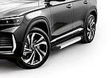 Порог-площадка "Start" F180AL + комплект крепежа, RIVAL, Geely Monjaro 2023-, фото 3