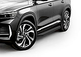 Порог-площадка "Black" A180ALB + комплект крепежа, RIVAL, Geely Monjaro 2023-, фото 3
