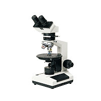 Тринокулярный бинокулярный поляризационный биологический микроскоп BMP-107T цифровой
