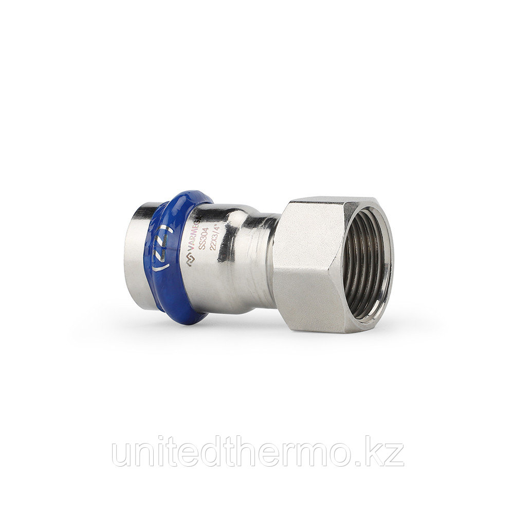 Муфта 54x2" раструбная с внутренней резьбой Varmega Inox Press