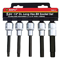 T33223 Набор головок с вставкой TORX удлиненные 1/2", 4 предмета