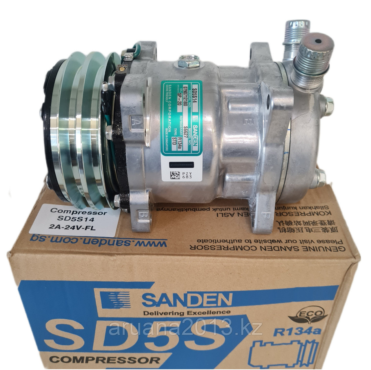 Компрессор SANDEN SD5H14 A2  (12/24 V), фото 1
