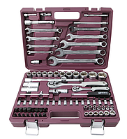Набор инструмента универсальный 1/4", 1/2"DR, 82 предмета TS082
