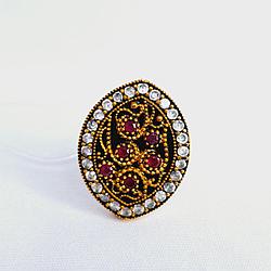 Серьги из серебра с фианитами Индия N796 , с английским замком