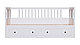 КЫМОP (Хемнэс) кровать-кушетка с хранилищем детская 80x200,белый, фото 4