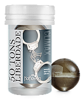 Лубрикант 50 TONS CLIMAX на масляной основе в виде 2-х шариков с охлаждающе-разогревающим эффектом