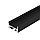 Профиль с экраном SL-LINE-2011M-2500 BLACK+OPAL SQUARE (Arlight, Алюминий), фото 4