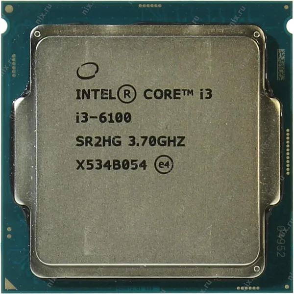 HOT I3 6100 Cpu Intel Lga 1151 Core I3 6100 6th Gen Socket Intel