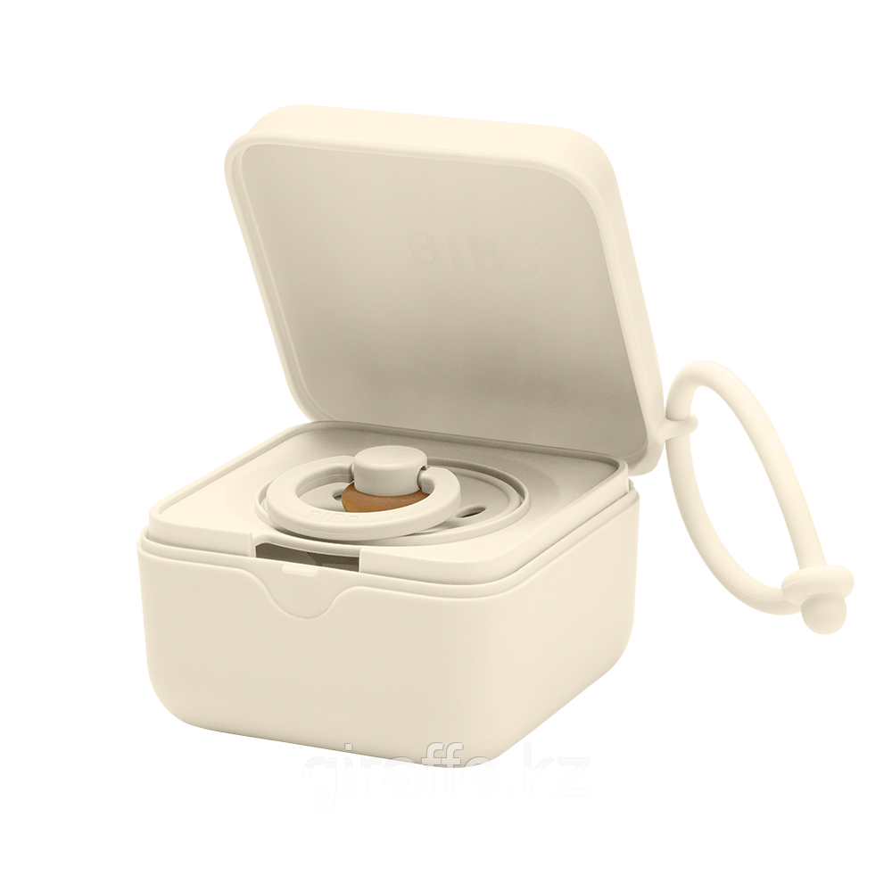 Контейнер для пустышки BIBS Pacifier Box - Ivory, фото 1