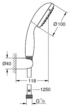 Grohe New Tempesta 100 26164001