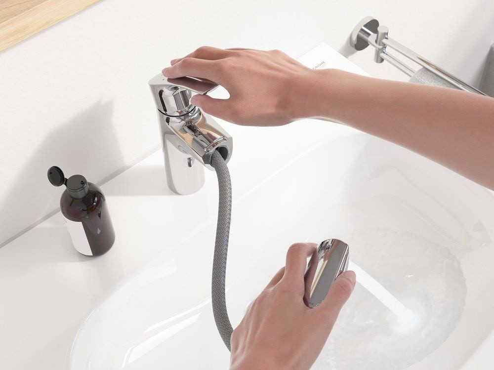 Смеситель для раковины (умывальника) Grohe Eurosmart 23976003 однозахватный