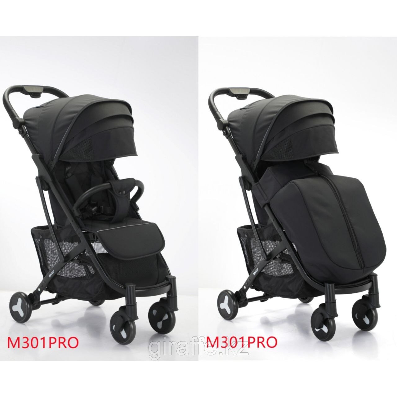 Детская прогулочная коляска MSTAR 301 PRO чёрный