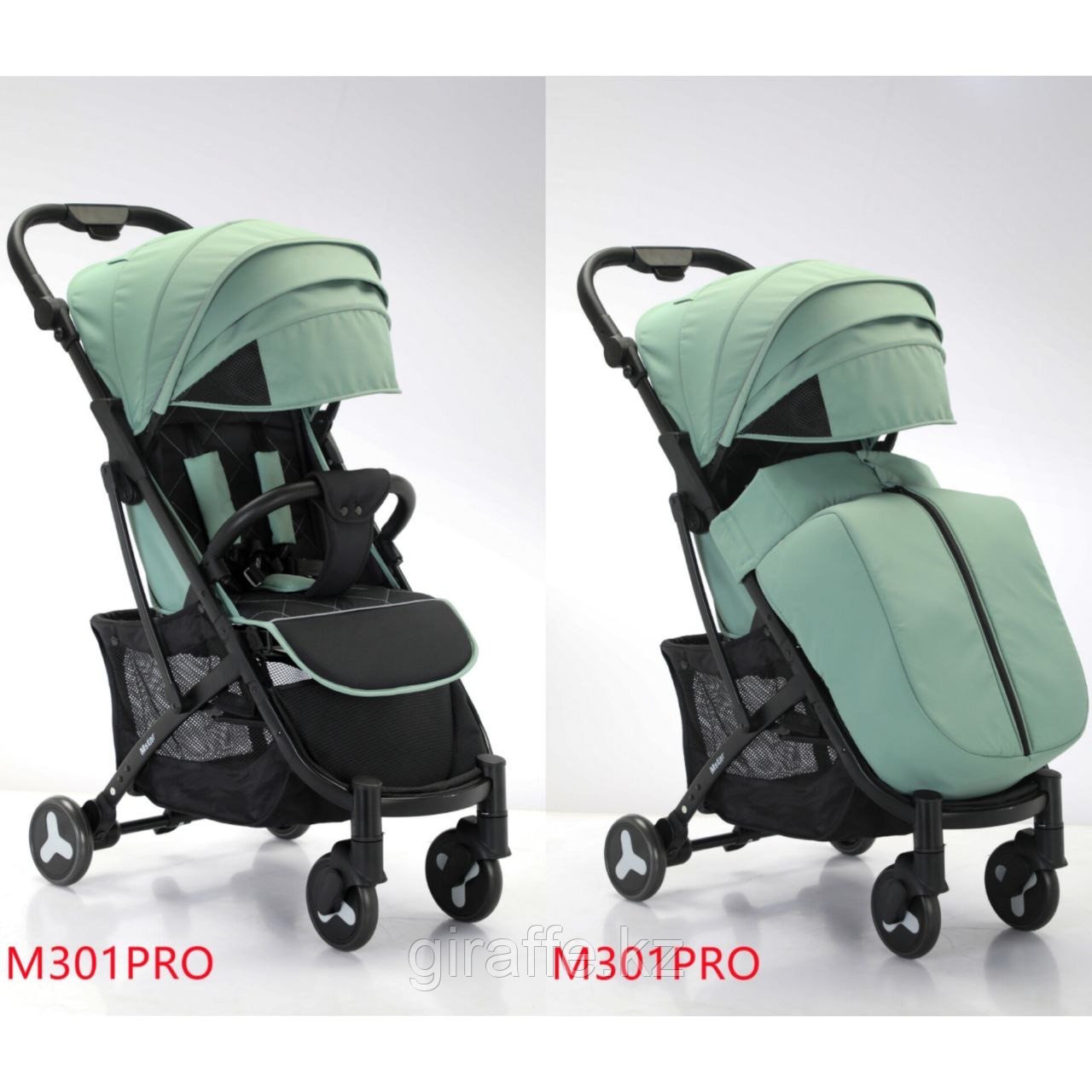Детская прогулочная коляска MSTAR 301 PRO зеленый