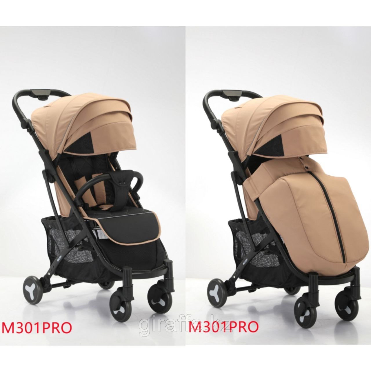 Детская прогулочная коляска MSTAR 301 PRO бежевый