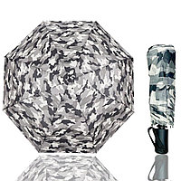 Зонт автомат складной 100 см белый камуфляжный