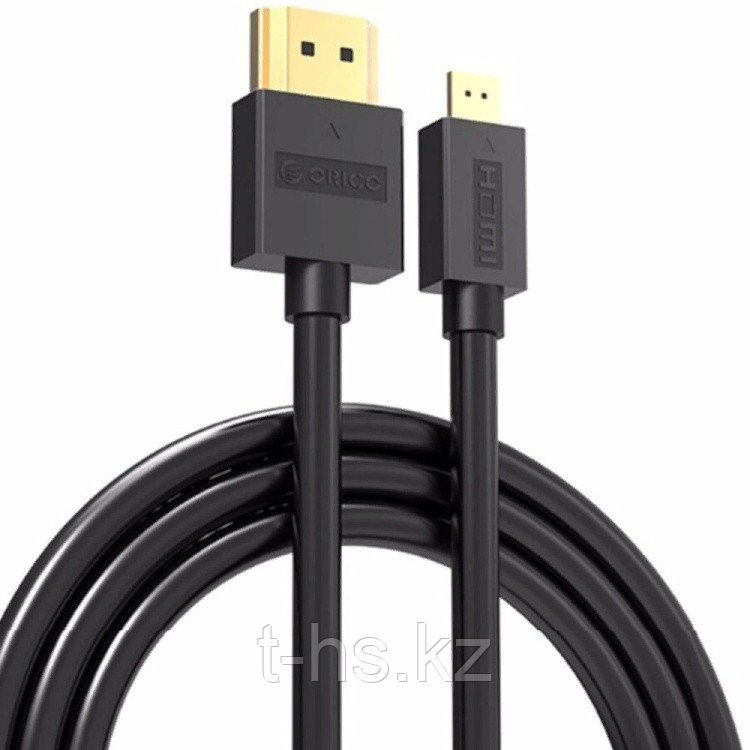 Видео кабель HDMI Orico HD101-20-BK<HDMI-Micro HDMI 2.0, 2m>