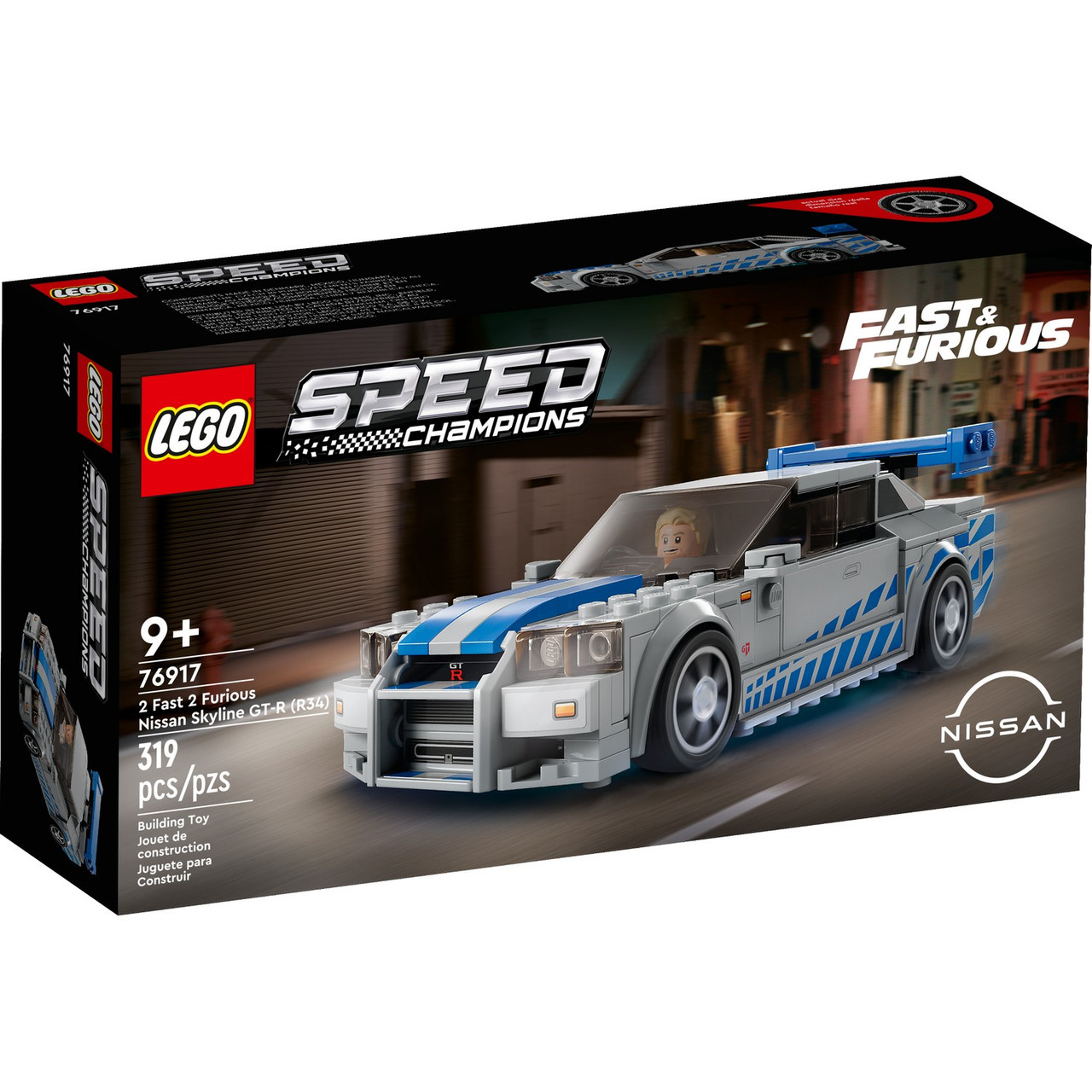 Lego 76917 Speed Champions Nissan Skyline GT-R (R34) (2), фото 1