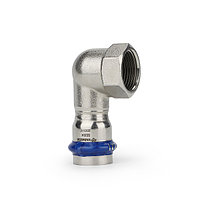 Угольник с внутренней резьбой раструбный Varmega Inox Press