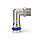 Угольник 18x3/4" с наружной резьбой раструбный Varmega Inox Press, фото 3