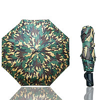 Зонт автомат складной 100 см зеленый камуфляжный