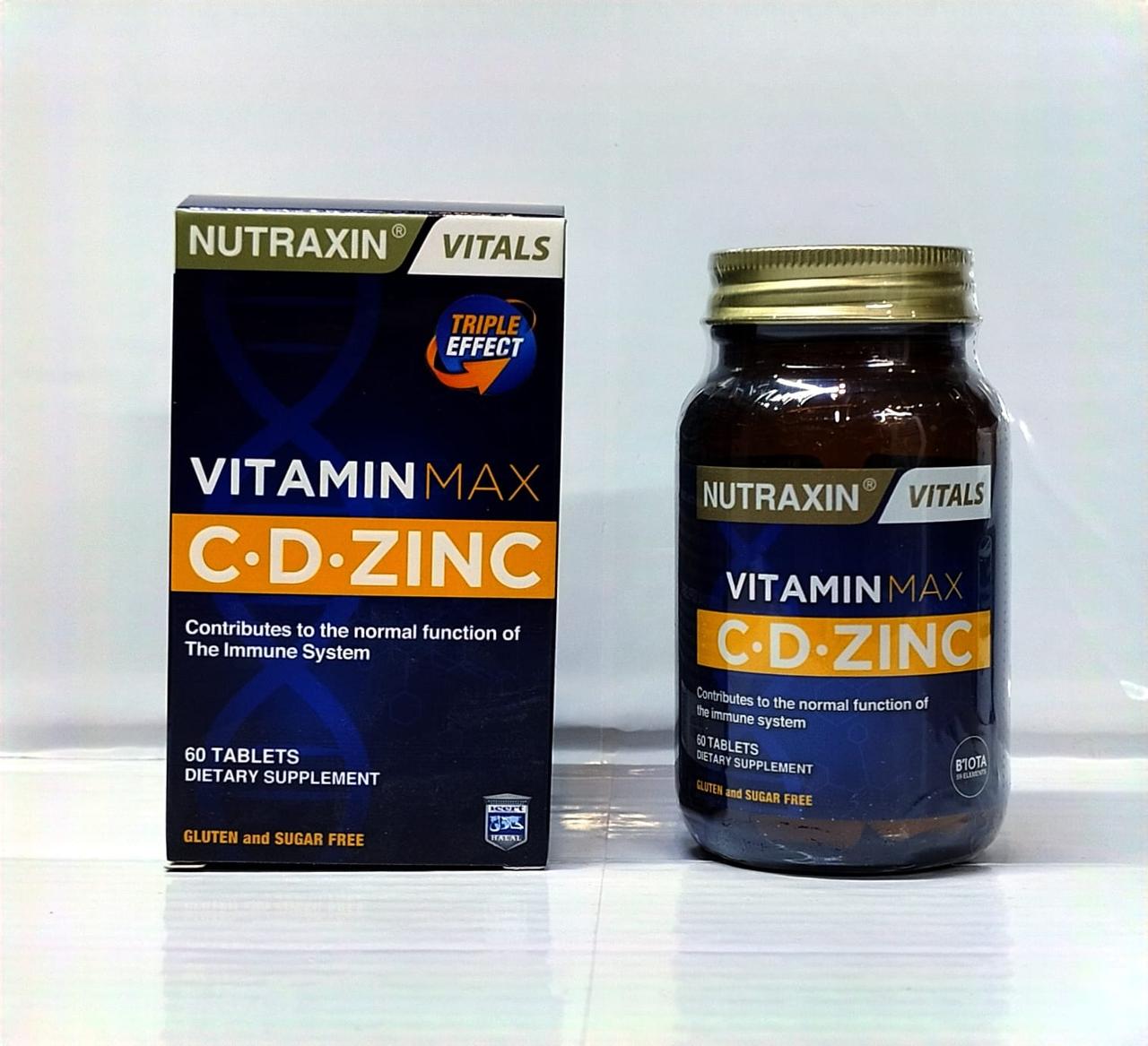 Nutraxin C-D-Zinc ( C-D-Цинк )  60 таблеток, фото 1