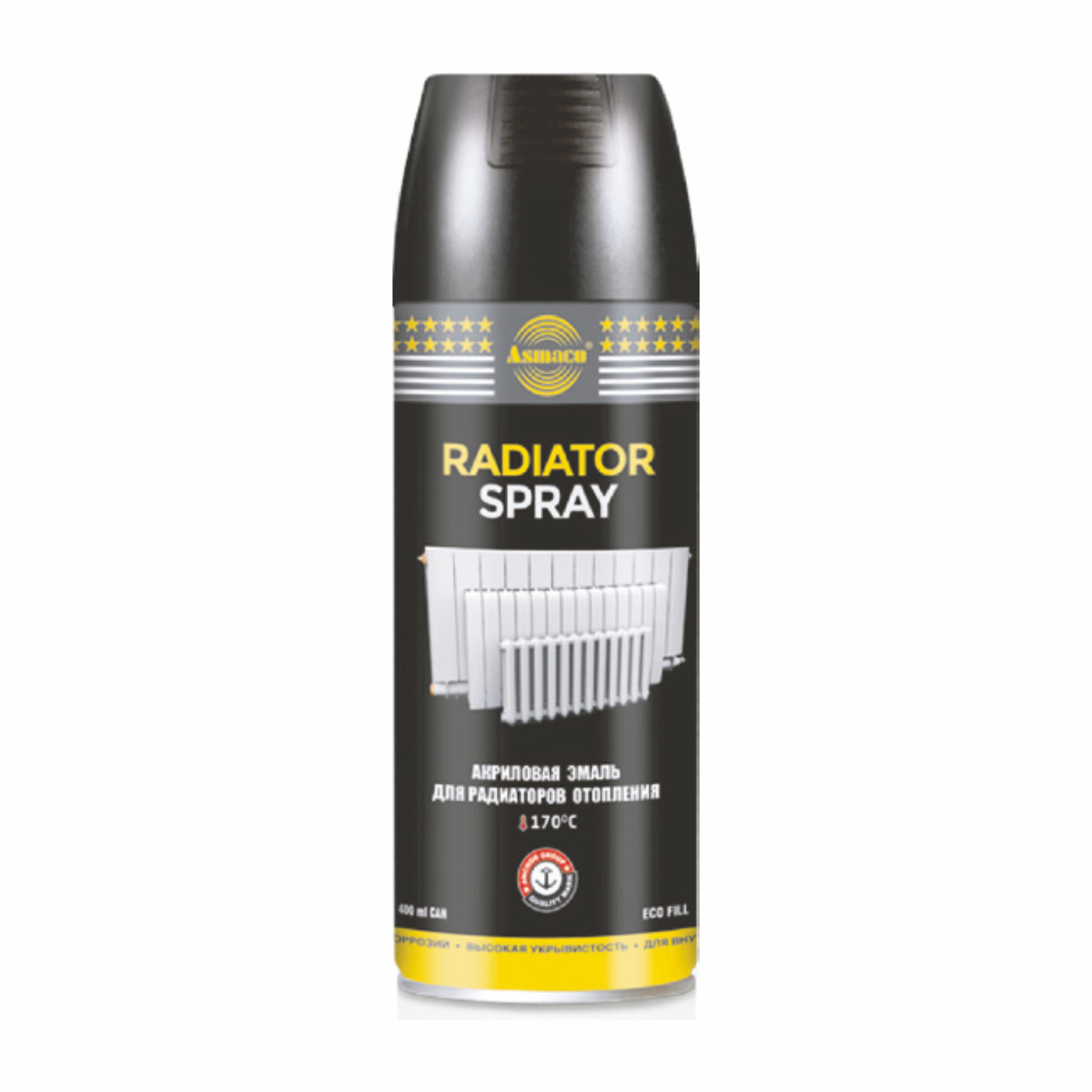 Аэрозольная краска для радиатора, белая 400мл - Radiator spray: продажа ...