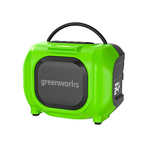 Беспроводная акустическая система аккумуляторная Greenworks GPT-MNBS 24V/220V без АКБ и ЗУ 2-021943 3503107, фото 1