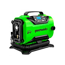 Компрессор автомобильный аккумуляторный Greenworks ACG30124V/12V (от сети автомобиля) без АКБ и ЗУ 2-021928