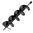 Шнек для грунта E-150, диаметр 150 мм, длина 800 мм,соединение 20 мм, несъемный нож Denzel