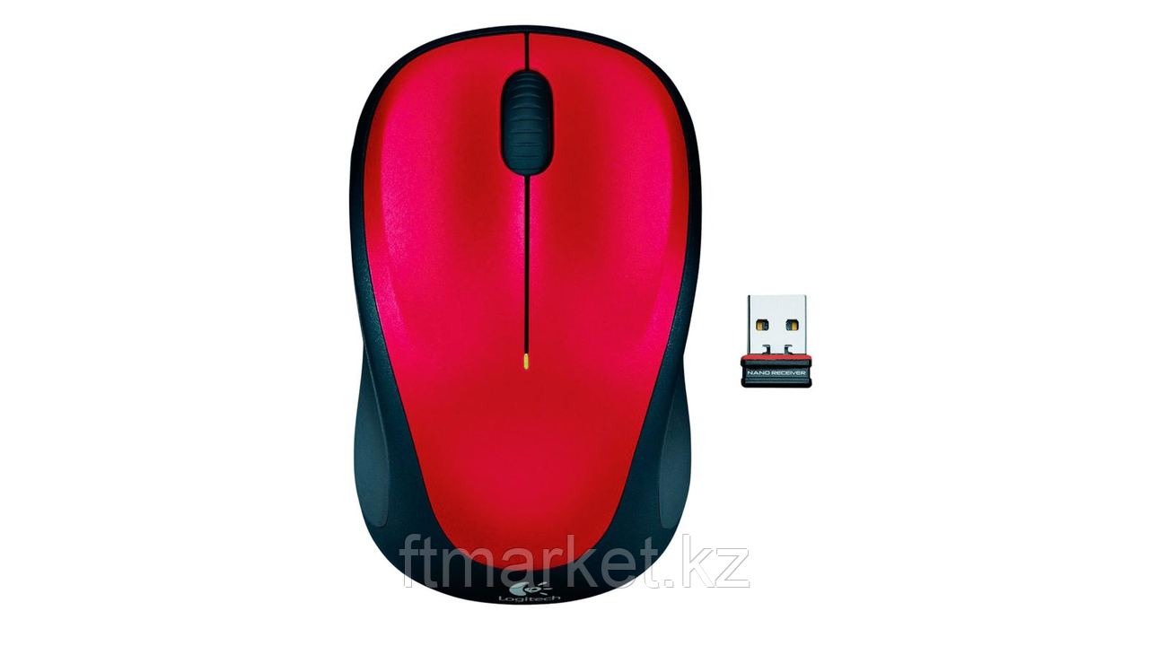 LOGITECH M235 Wireless Mouse - RED, фото 1